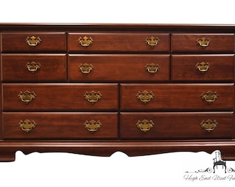 UNIVERSAL FURNITURE Carlisle Collection Cherry Traditional Style 64" Ten Drawer Dresser 690-002