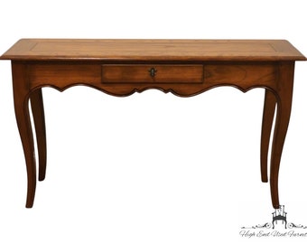 HEKMAN FURNITURE Solid Walnut Rustic Country French 54" Accent Sofa Console Table 50-520-0038