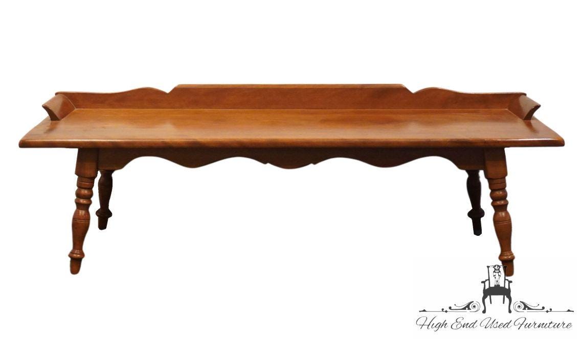 ROXTON TEMPLE STUART サイドテーブル カナダ製 TEMPLE STUART Solid Hard Rock Maple Colonial Early American 58