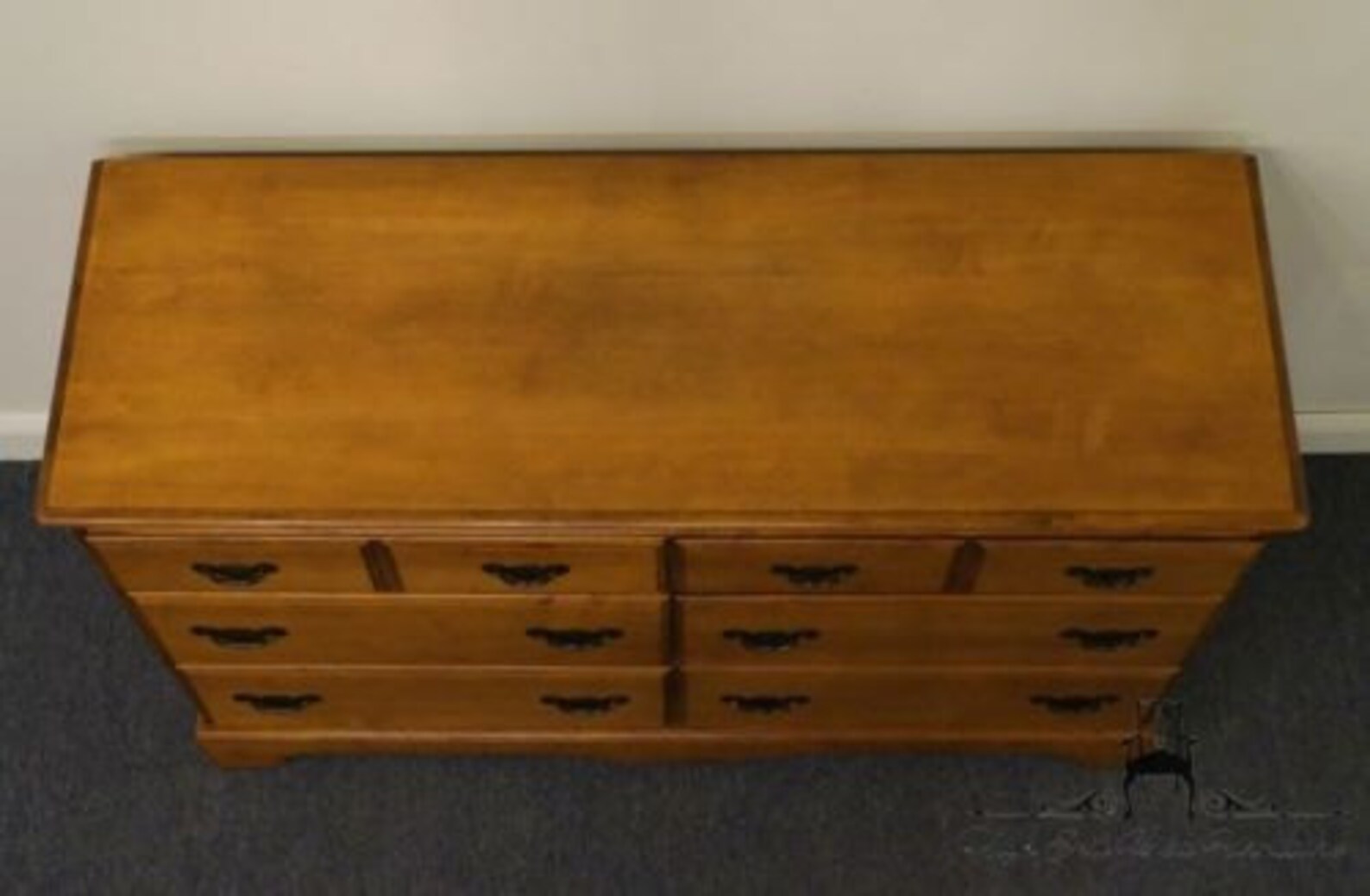 CRAWFORD FURNITURE Jamestown NY 52 Solid Maple Double Dresser Etsy