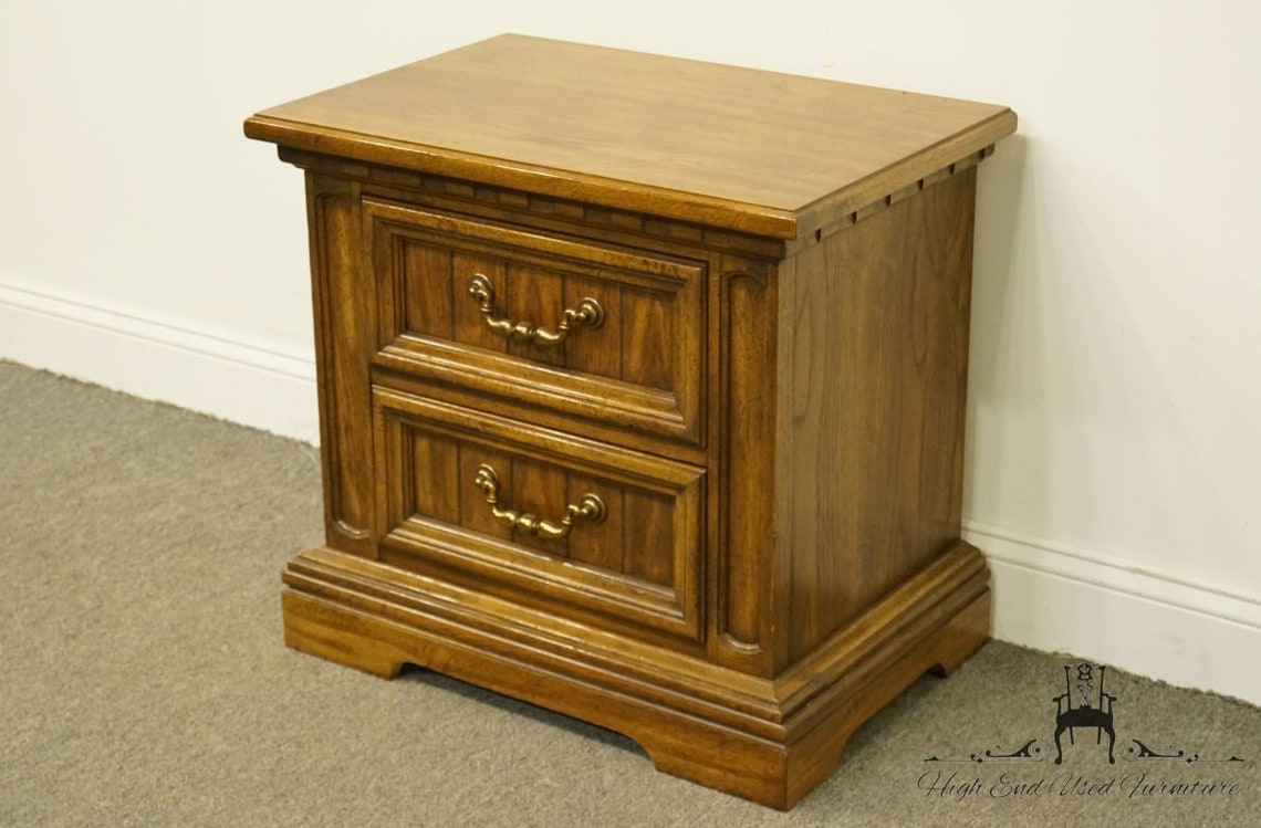 Dixie Furniture Italian Provincial 26 Two Drawer Etsy