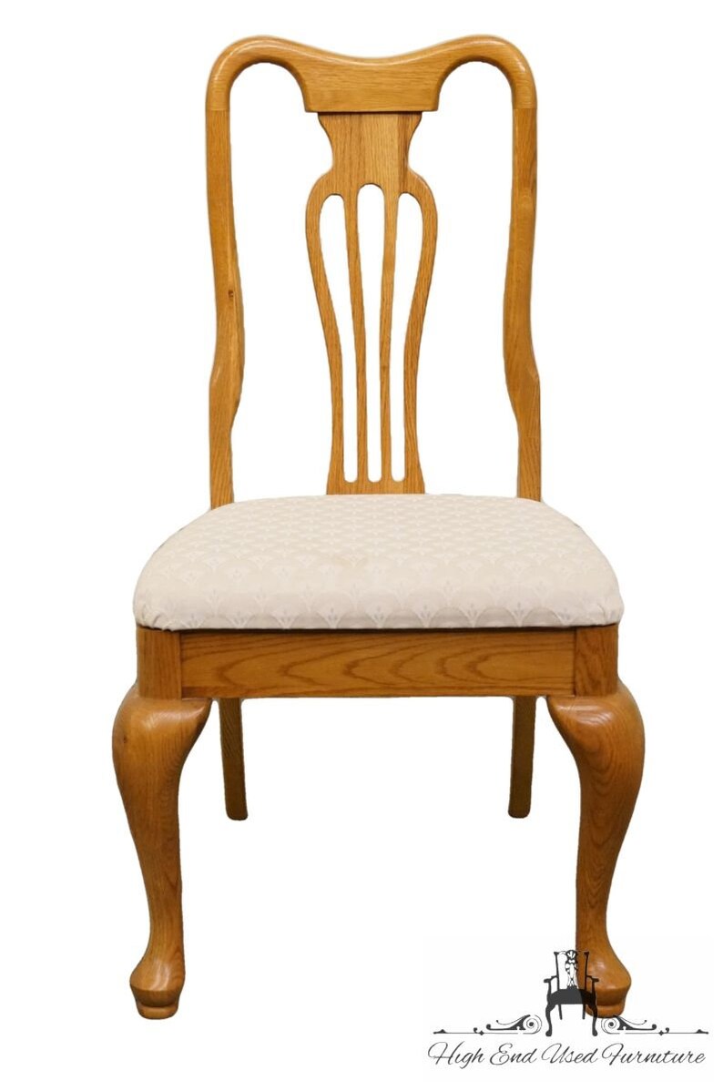 Keller Furniture Solid Oak Country French Dining Side Chair Image 0