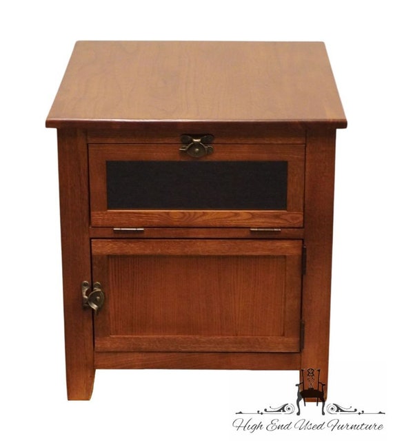 PETERS REVINGTON Solid Oak Contemporary Mission Style 22 Accent