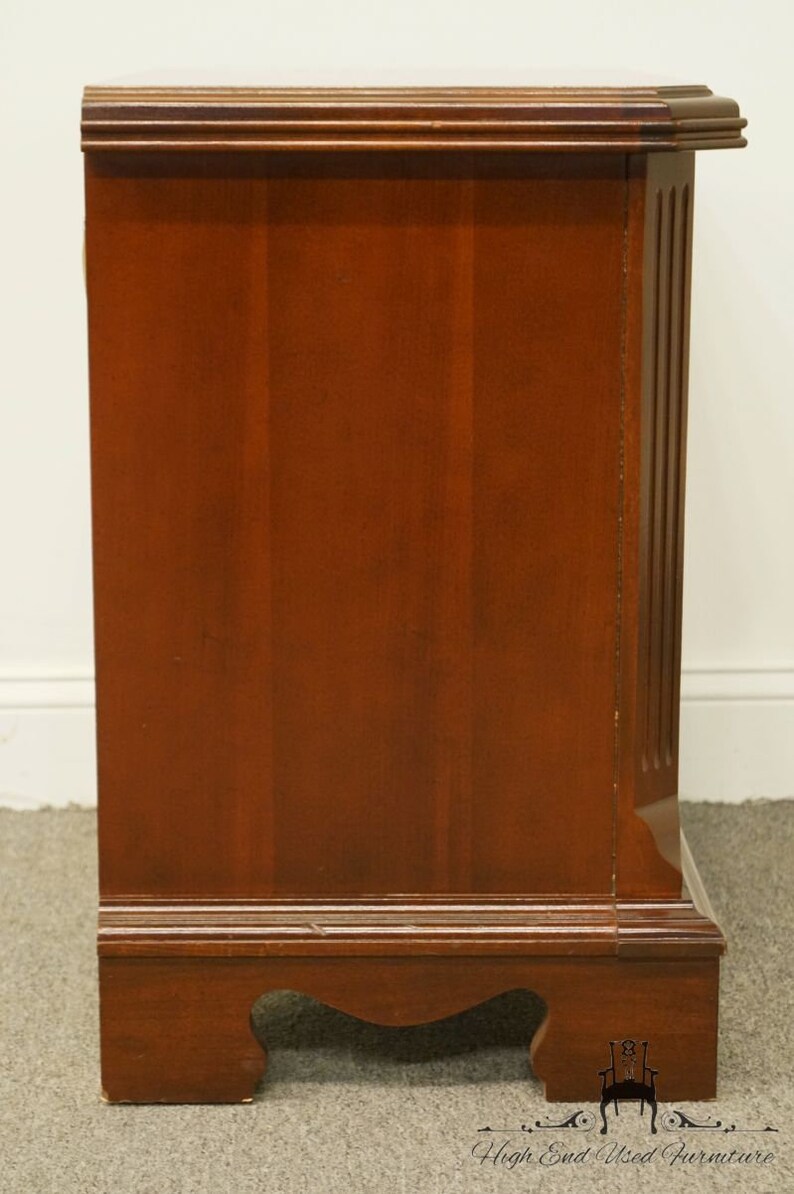 BASSETT FURNITURE Eden House Cherry 26 Two Drawer Nightstand 2072-0270