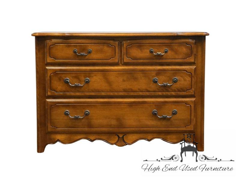 ETHAN ALLEN Country French Collection Solid Birch 48" Low Chest of Drawers  26-5301 - 236 Finish - Etsy