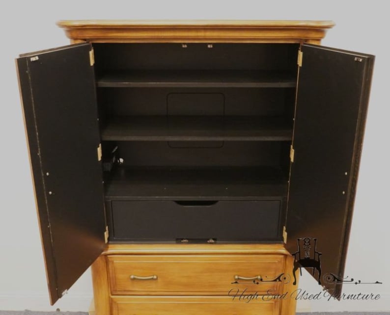 STANLEY FURNITURE Cotemporary Modern Country French 45 Clothing / Media Door Chest / Armoire 59723-14-53645 imagem 4