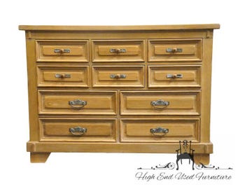 LINK TAYLOR Solid Pine Taos Collection Southwestern Spanish Revival 56" Master Chest 716-222