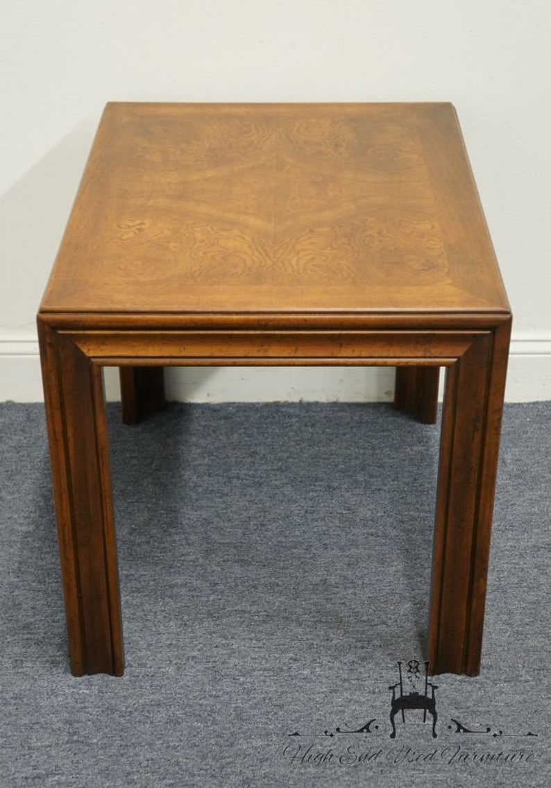 ALTAVISTA LANE Bookmatched Burled Walnut Rustic Americana 22x28 Accent End Table 1657-05 image 2