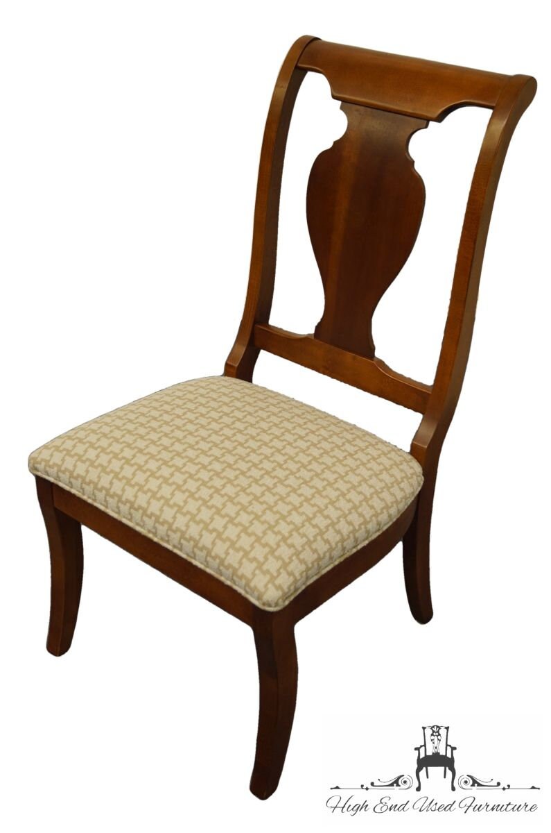 Stanley Furniture Encore Collection Cherry Dining Side Chair Etsy