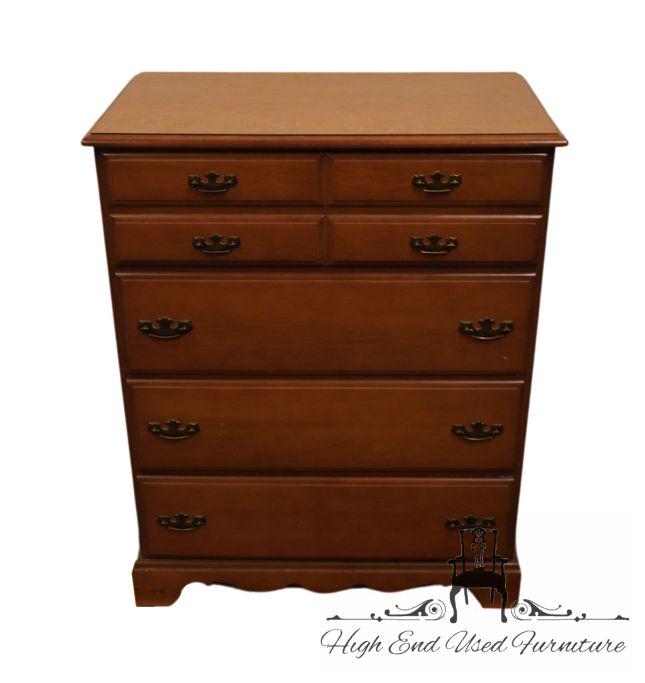 BASSETT FURNITURE Solid Hard Rock Maple Colonial Early American 34