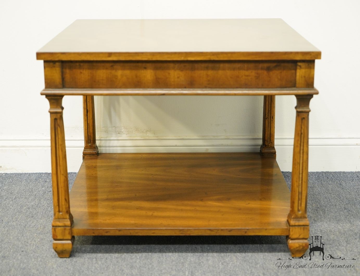 DREXEL HERITAGE Italian Provincial Bookmatched Walnut 26
