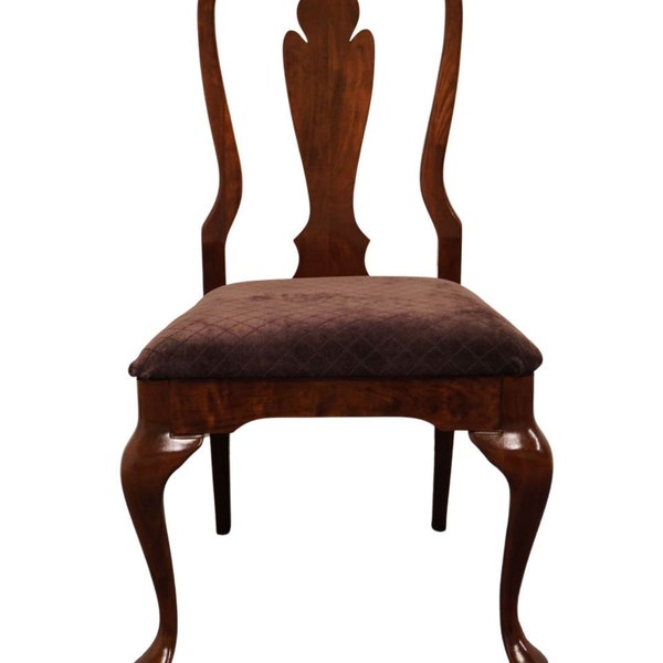 CRESENT FURNITURE Solid Cherry Traditional Queen Anne Style Dining Side Chair