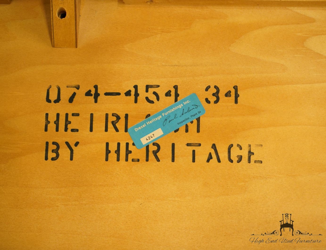 DREXEL HERITAGE Heirloom Collection Solid Banded Mahogany Etsy