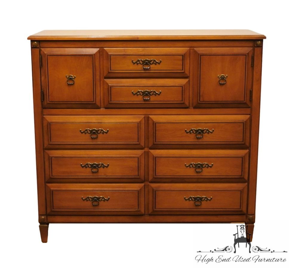 RWAY FURNITURE Solid Hard Rock Maple Italian Neoclassical Tuscan Style 48" Chest of Drawers 13-5701