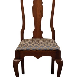 PENNSYLVANIA HOUSE Solid Cherry Traditional Queen Anne Splat Back Dining Side Chair 11-3109