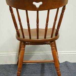 TELL CITY Solid Hard Rock Maple Colonial Early American Dining Side Chair 8018 48 Andover Finish Bild 6