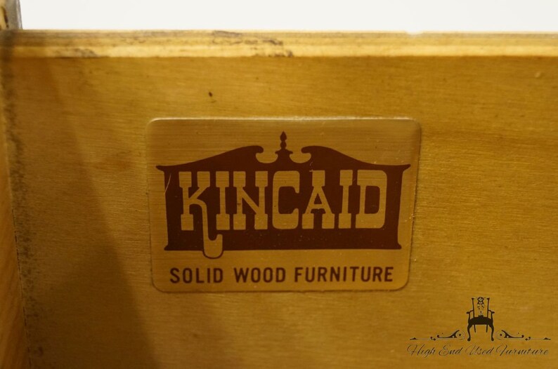 Kincaid Furniture Solid Pine Triple Dresser W. Mirrored Hutch Etsy