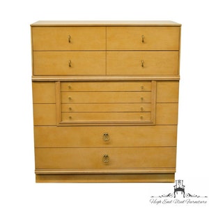 DIXIE FURNITURE Blonde 38" Mid Century Modern Chest of Drawers 2025