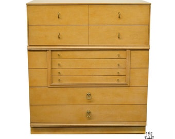 DIXIE FURNITURE Blonde 38" Mid Century Modern Chest of Drawers 2025