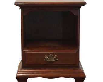 KLING FURNITURE Solid Cherry Traditional Style 21" Open Cabinet Nightstand 31-5216