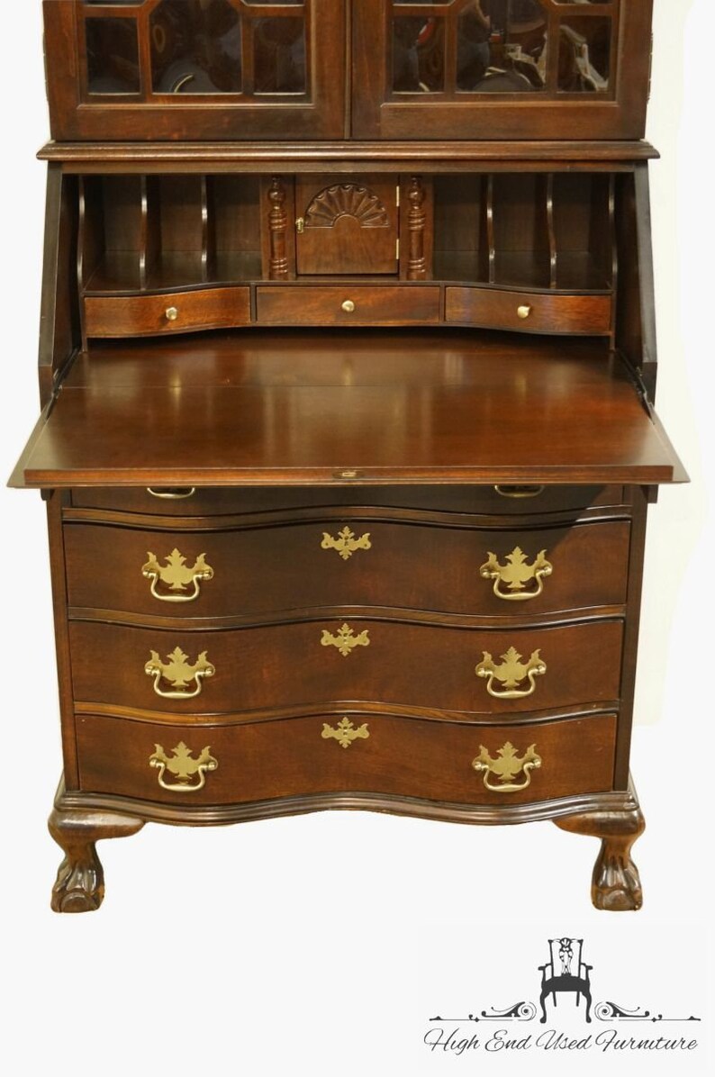 Jasper Cabinet Solid Cherry Chippendale Style 32 Fall Etsy