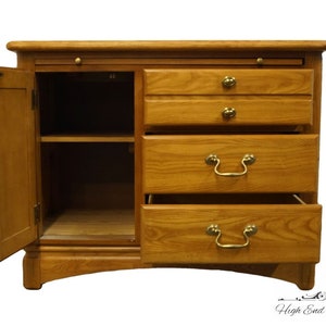 BASSETT FURNITURE Country French 38 Chest on Chest w. Mirror 2050-213 / 2050-297 / 2050-257 47 Ash Finish image 5