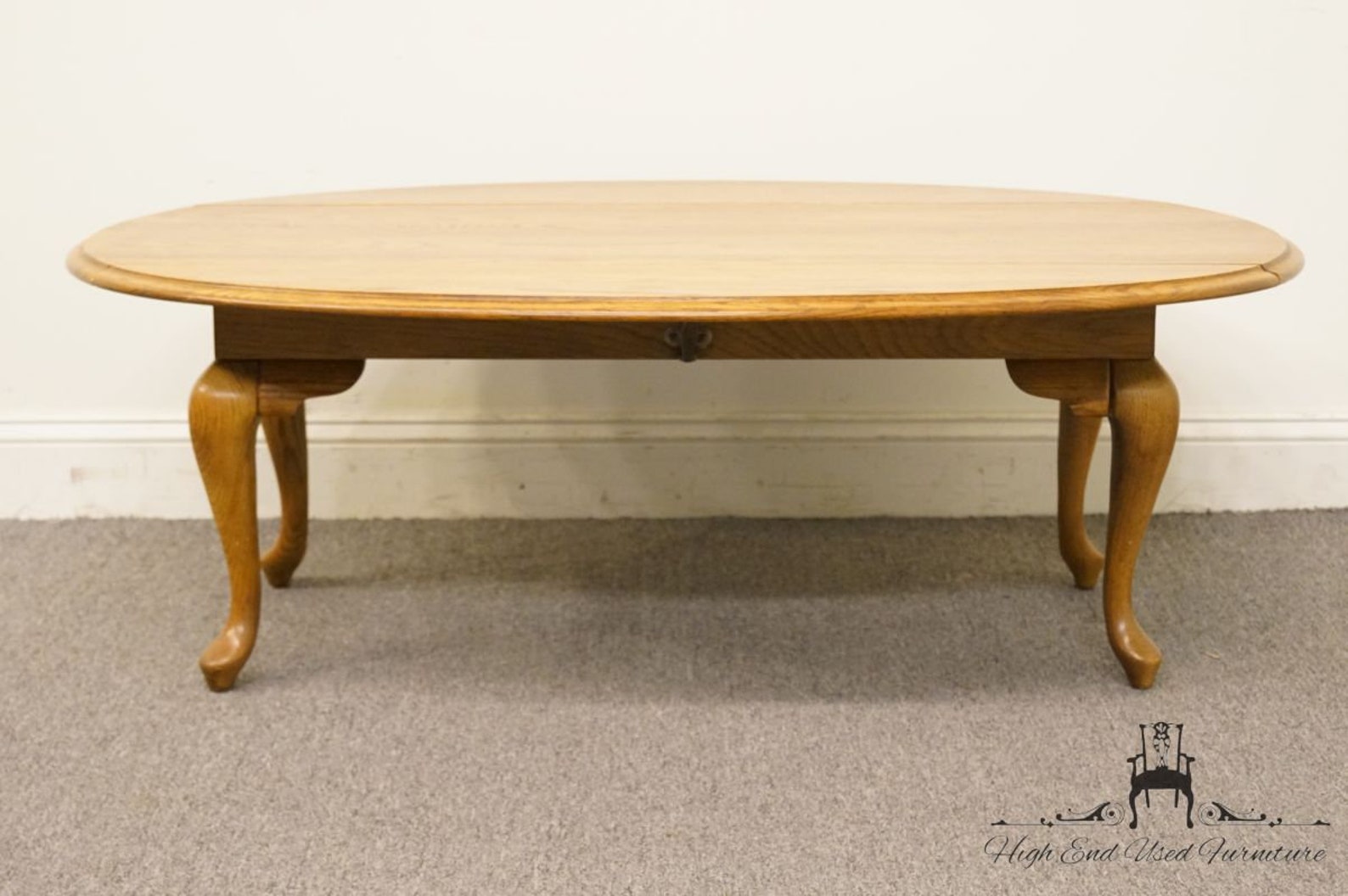 Broyhill Solid Oak Dropleaf Coffee Table 322113 Made In Etsy
