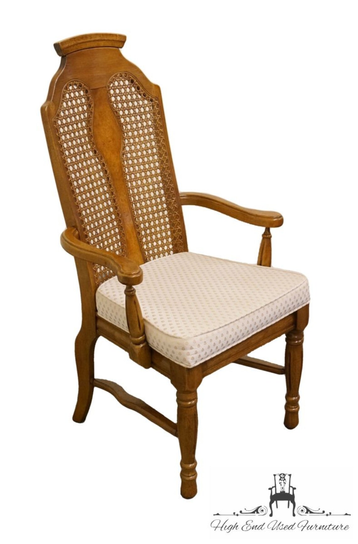 Set Of 2 Henry Link / Dixie Contemporary Style Cane Back Etsy