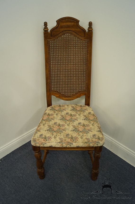 Thomasville cane back dining chairs sales