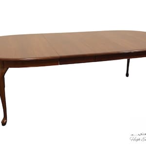 PENNSYLVANIA HOUSE Solid Cherry Traditional Queen Anne Style 97&quot; Oval Dining Table