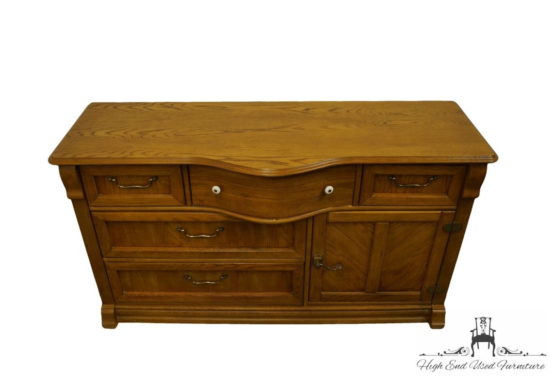 PULASKI FURNITURE Keepsakes Collection Golden Oak 60 Etsy