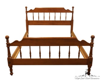 ETHAN ALLEN Heirloom Nutmeg Maple Colonial Early American Full Size Bed 585