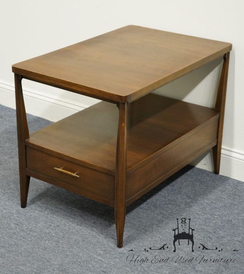 BROYHILL FURNITURE MCM Mid Century Modern 20 Accent End Etsy