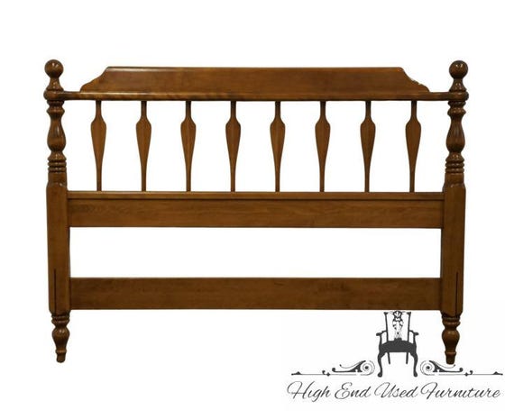 ETHAN ALLEN Heirloom Nutmeg Maple Colonial Early American Full