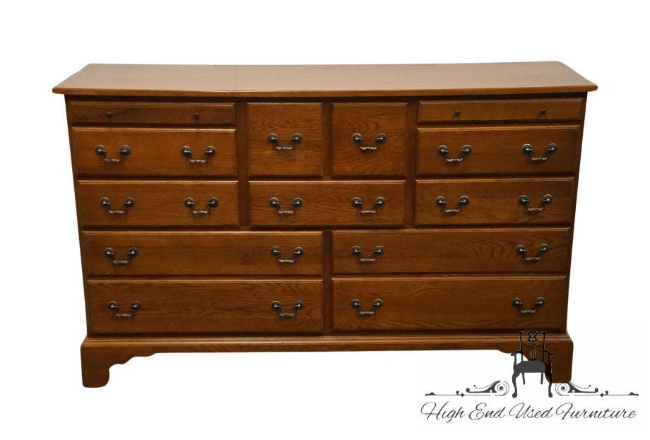 KELLER FURNITURE Chestnut Creek Collection Solid Oak Early American Style 64" Double Dresser 2690 - Etsy KELLER FURNITURE Chestnut Creek Collection Solid Oak Early American Style 64" Double Dresser 2690 - Etsy