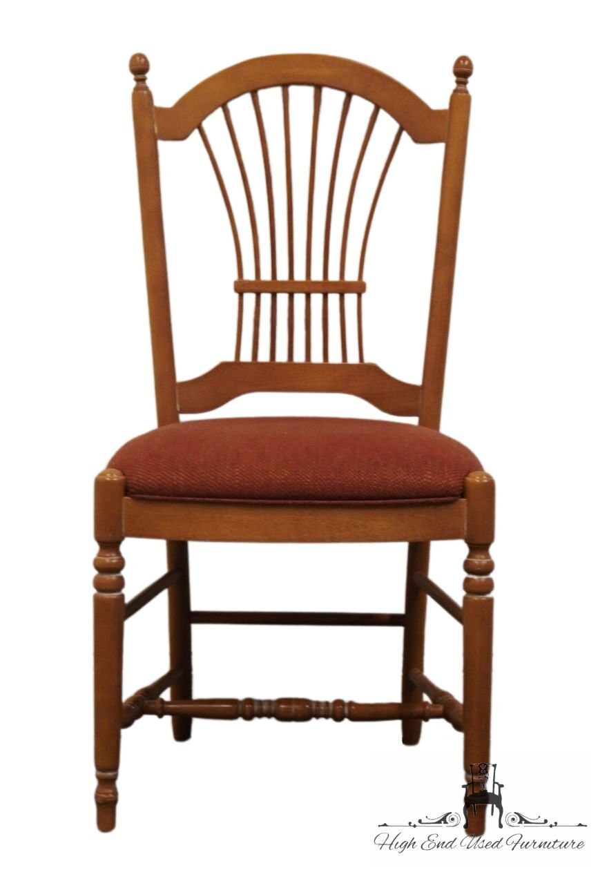 ETHAN ALLEN Country French Collection Wheat Back Dining Side ETHAN ALLEN Country French Collection Wheat Back Dining Side