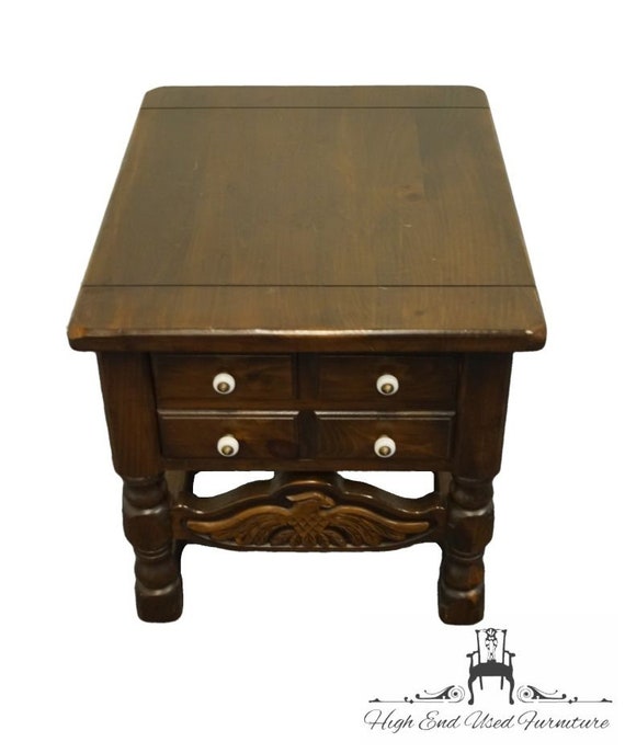 Ethan allen dark pine furniture discount