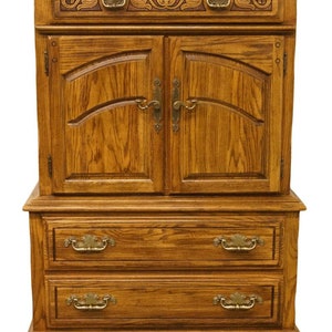 American Drew Solid Walnut Country French 40" Chest On Chest 27-250