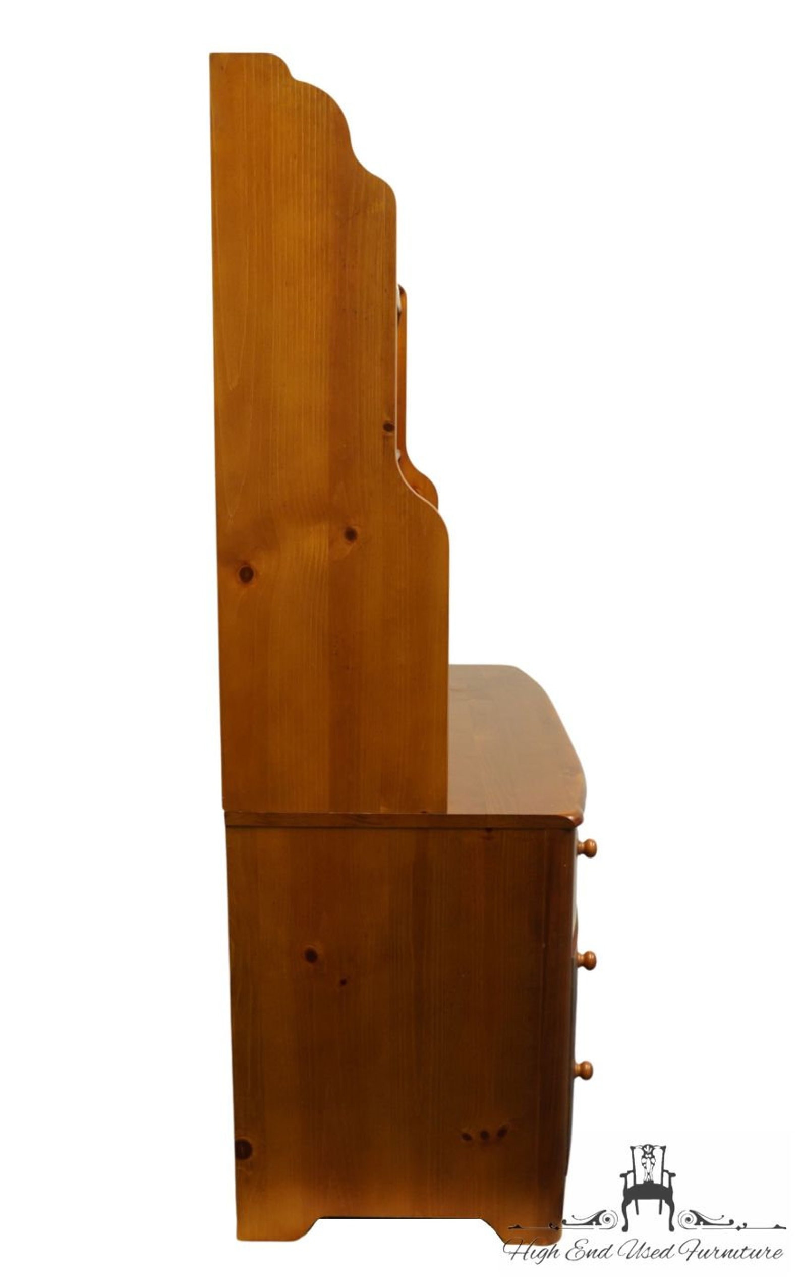 STANLEY FURNITURE Solid Knotty Pine Rustic Farmhouse Country Etsy