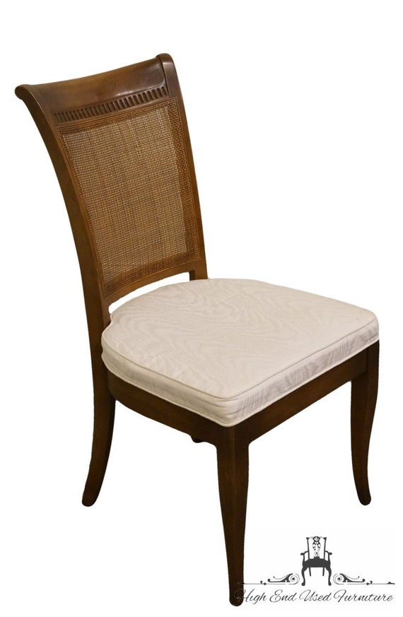 High End Italian Provincial Style Cane Back Dining Side Chair Etsy