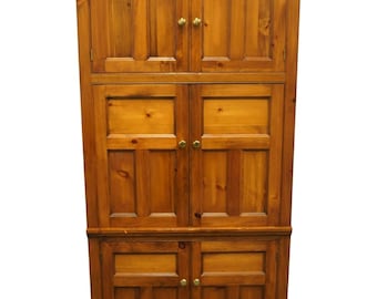 PENNSYLVANIA HOUSE Solid Knotty Pine Rustic Country Style 36" Wall Unit / Media Cabinet