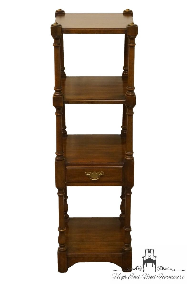 PENNSYLVANIA HOUSE Solid Walnut Accent Tier Shelf Etagere