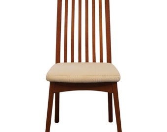 BENNY LINDEN Danish Modern Style Teak Wood Dining Side Chair