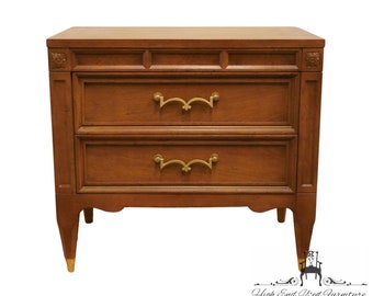 AMERICAN OF MARTINSVILLE Italian Neoclassical Tuscan Style 25" Two Drawer Nightstand 3110-12