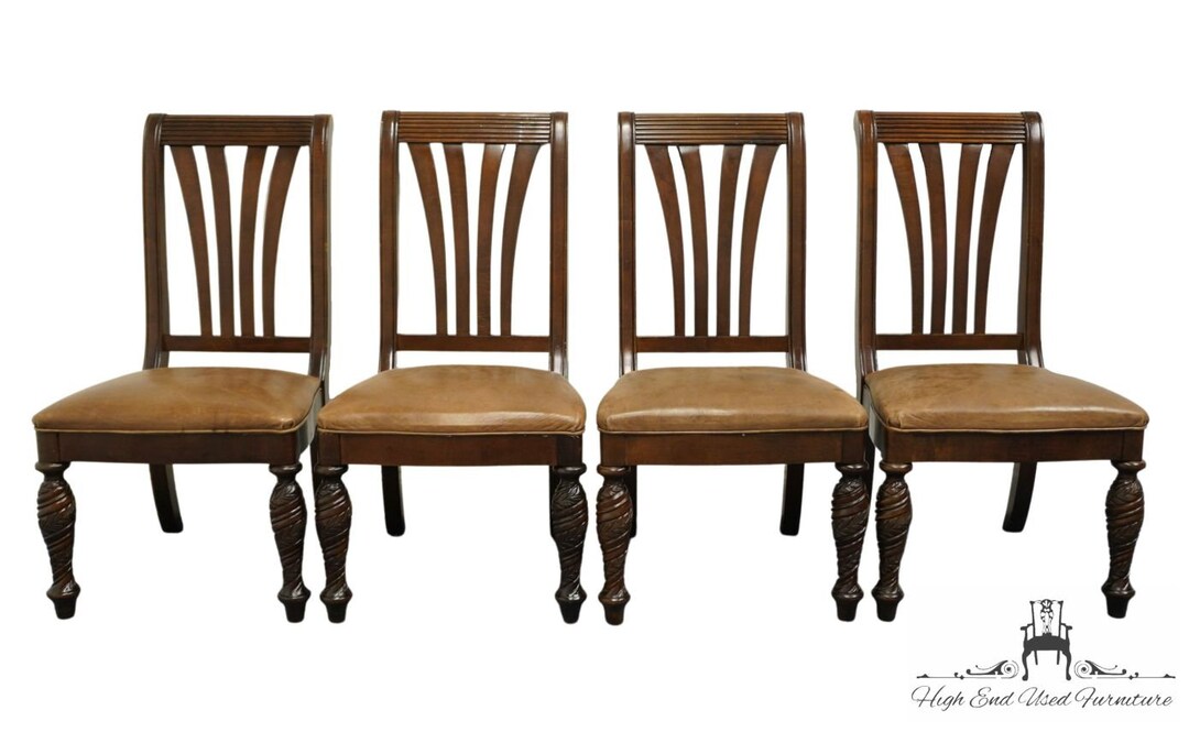 Set of 4 KINCAID FURNITURE Kings Road Collection Rustic Etsy