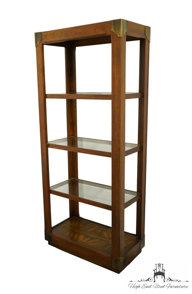 KROEHLER Centurian Collection Rustic Americana Style 32 Librería Abierta Etagere T121-97 imagen 2