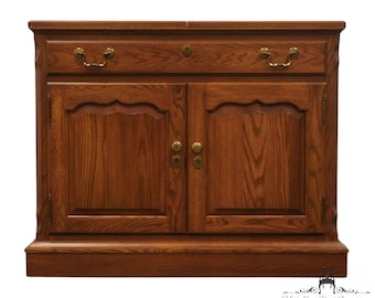PENNSYLVANIA HOUSE Solid Oak Rustic Country Style 74" Flip-Top Server Buffet 24-3824
