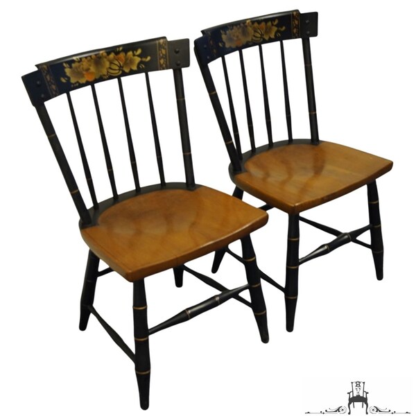 Antique Hitchcock Chairs Etsy