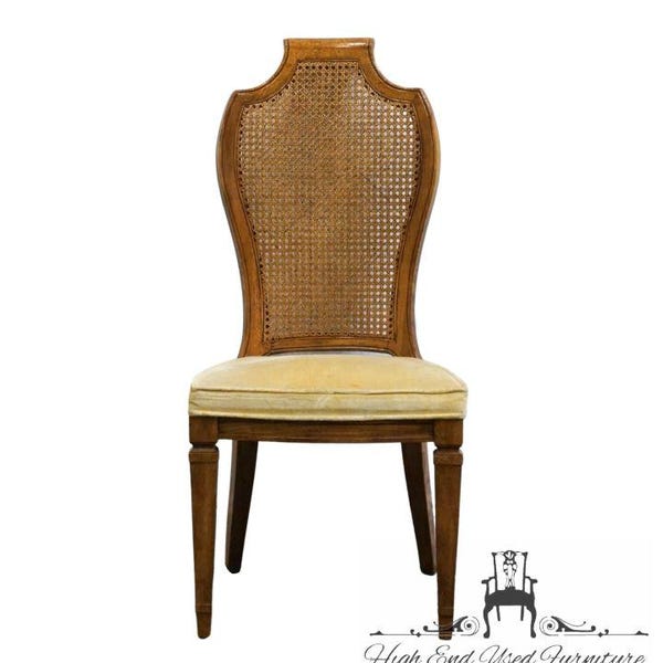 CENTURY FURNITURE Italian Neoclassical Tuscan Style Cane Back Dining Side Chair