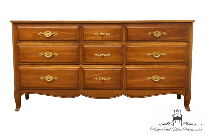 Willett Country Classic Collection French Country Style Solid Cherry Triple Dresser
